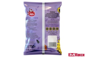 СЕМЕЧКИ "ЁШКИ-МАТРЁШКИ" ПОЛОСАТЫЕ ЖАРЕНЫЕ С СОЛЬЮ 150Г