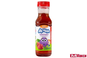 НАПИТОК СОКОСОДЕРЖАЩИЙ "АГУША" ЛИМОНАДИК 0,3Л ПЭТ (ВБД) (ДЕТСКОЕ ПИТАНИЕ)(яблоко, малина, мелисса)