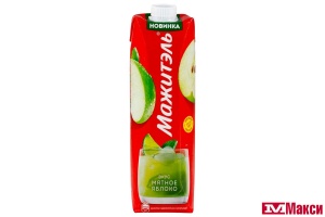 НАПИТОК "МАЖИТЭЛЬ" СЫВОРОТОЧНО-МОЛОЧНЫЙ С СОКОМ МЯТНОЕ ЯБЛОКО ЛАЙМ 950Г 0% (ВБД) (БЗМЖ)