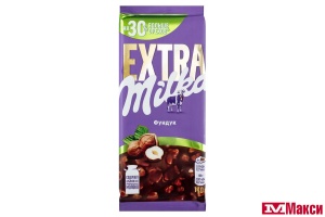 ШОКОЛАД "МИЛКА" EXTRA МОЛОЧНЫЙ С ФУНДУКОМ 140Г (МОН' ДЭЛИС РУСЬ)