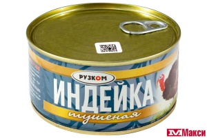 ИНДЕЙКА ТУШЕНАЯ "РУЗКОМ" 325Г Ж/Б КЛЮЧ