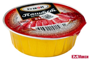 ПАШТЕТ ПЕЧЕНОЧНЫЙ 100Г (РУЗКОМ)(бекон)