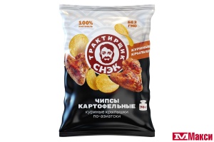 ЧИПСЫ КАРТОФЕЛЬНЫЕ СО ВКУСОМ КУРИНЫХ КРЫЛЫШЕК ПО-АЗИАТСКИ 70Г (ТРАКТИРЩИК СНЭК)