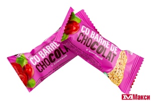 КОНФ. "CO BARRE DE CHOCOLAT" МУЛЬТИЗЛАКОВЫЕ С КЛЮКВОЙ (В.А.Ш ШОКОЛАТЬЕ)