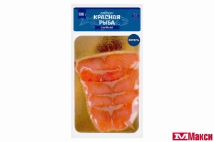 ФОРЕЛЬ ФИЛЕ-ЛОМТИКИ СЛАБОЙ СОЛИ 100Г В/У (СТМ)