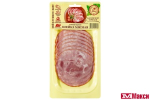 НАРЕЗКА МЯСНАЯ КОПЧЕНО-ВАРЕНАЯ ШЕЙКА "МЯСНАЯ" 80Г В/У (ИНЕЙ)
