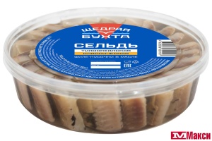 ПРЕСЕРВЫ (ЩЕДРАЯ БУХТА) СЕЛЬДЬ "КЛАССИЧЕСКАЯ" ФИЛЕ-КУСОЧКИ В МАСЛЕ С/С 380Г