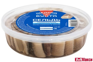 ПРЕСЕРВЫ (ЩЕДРАЯ БУХТА) СЕЛЬДЬ "НОРВЕЖСКАЯ МАТЬЕ" ФИЛЕ-КУСОЧКИ В МАСЛЕ С/С 380Г