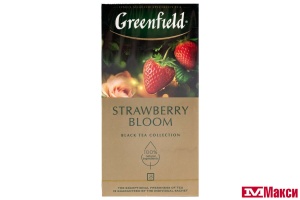 ЧАЙ "GREENFIELD" СТРОУБЕРРИ БЛУМ ЧЕРНЫЙ 25ПАКЕТИКОВ (ОРИМИ-ТРЭЙД)