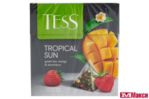 ЧАЙ "TESS" ТРОПИКАЛ САН ЗЕЛЕНЫЙ 20ПИРАМИДОК (ОРИМИ-ТРЭЙД)
