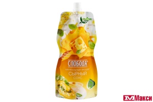 СОУС МАЙОНЕЗНЫЙ "СЛОБОДА" СЫРНЫЙ 60% 200МЛ ДОЙ-ПАК
