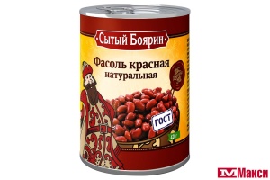 ФАСОЛЬ (СЫТЫЙ БОЯРИН) КРАСНАЯ В С/С 420Г