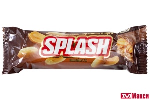 КОНФЕТА "SPLASH" ЖАРЕНЫЙ АРАХИС, КАРАМЕЛЬ И НУГА 40Г (АККОНД)