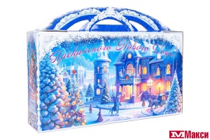 НОВОГОДНИЙ ПОДАРОК "РОЖДЕСТВЕНСКИЙ БАЛ" КАРТОН 1200Г (МАКСИ)