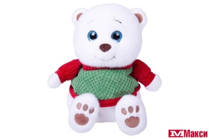 НОВОГОДНИЙ ПОДАРОК "МИШКА МАЙК" ТЕКСТИЛЬ 600Г (МАКСИ)
