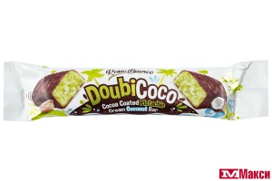 БАТОНЧИК "DOUBICOCO" В МОЛОЧНОМ ШОКОЛАДЕ С НАЧИНКОЙ ИЗ КОКОСА С ФИСТАШКОЙ 40Г (BEYOGLU)