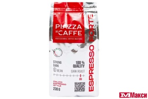 КОФЕ В ЗЕРНАХ "PIAZZA DEL CAFFE" ESPRESSO FORTE 230Г (ОРИМИ-ТРЭЙД)