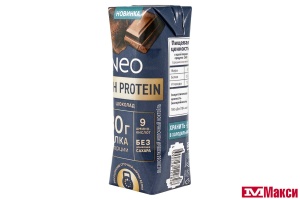 КОКТЕЙЛЬ МОЛОЧНЫЙ "NEO" ОБЕЗЖИРЕННЫЙ 30Г БЕЛКА 260Г (ВИММ-БИЛЛЬ-ДАНН) (БЗМЖ)(шоколад)