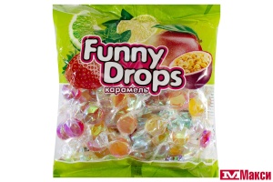 КАРАМЕЛЬ "FUNNY DROPS" МИКС 200Г (НЕВСКТЙ КОНДИТЕР)