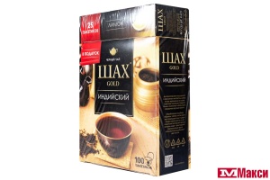 ЧАЙ "ШАХ" ГОЛД ИНДИЙСКИЙ ЧЕРНЫЙ 100 ПАК.+"ШАХ" ГОЛД ЛИМОН ЧЕРНЫЙ 25 ПАК. (ОРИМИ-ТРЭЙД)