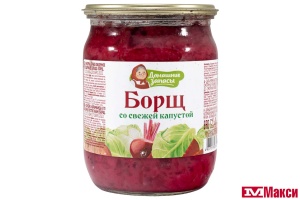 СУП "БОРЩ" 500Г СКО СТ/Б (ДОМАШНИЕ ЗАПАСЫ)