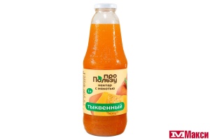 НЕКТАР ТЫКВЕННЫЙ С МЯКОТЬЮ 1Л СТ/Б  (ПРОПОЛЬЗУ)