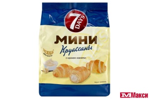 КРУАССАНЫ "7 DAYS" МИНИ 123Г(ваниль)