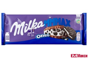 ШОКОЛАД "МИЛКА" МММАХ С НАЧИНКОЙ СО ВКУСОМ ВАНИЛИ И КУСОЧКАМИ ПЕЧЕНЬЯ ОРЕО 253Г (МОН' ДЭЛИС РУСЬ)