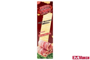 ЧИПСЫ "MULTICHIPS" СО ВКУСОМ БЕКОНА 100Г
