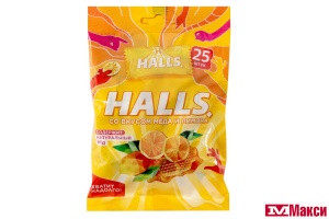 ЛЕДЕНЦЫ "ХОЛС" ФЛОУПАК (МОН' ДЭЛИС РУСЬ)(мед и лимон 68г)