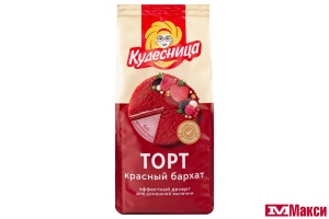 СМЕСЬ МУЧНАЯ (С-ПБ) "КУДЕСНИЦА" ТОРТ КРАСНЫЙ БАРХАТ 350Г