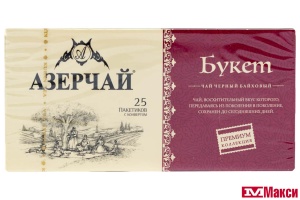 ЧАЙ "БУКЕТ" PREMIUM COLLECTION ЧЕРНЫЙ 25 ПАКЕТИКОВ (АЗЕРЧАЙ)