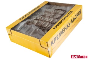 ПЕЧЕНЬЕ ЗАТЯЖНОЕ "КРЕМЕНКУЛЬСКОЕ" С КАКАО И ОСНОВОЙ В БЕЛОЙ ГЛАЗУРИ