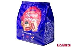 ПЕЧЕНЬЕ "СО ВКУСОМ ЛЕСНЫЕ ЯГОДЫ" 250Г (БРЯНКОНФИ)