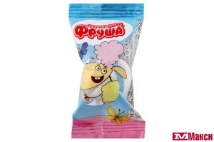 ЖЕВАТЕЛЬНАЯ РЕЗИНКА "ОТЕЛЬ У ОВЕЧЕК" ФРУША КРУГЛАЯ 16Г (ЭВР)