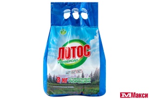 ПОРОШОК СТИРАЛЬНЫЙ "ЛОТОС" УНИВЕРСАЛ ФЛОРА 3КГ