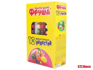 ЖЕВАТЕЛЬНАЯ РЕЗИНКА "ФРУША" 20Г (ЭВРИКА)
