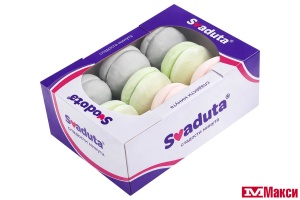ЗЕФИР "SVADUTA" СО ВКУСОМ АПЕЛЬСИНА, ЯБЛОКА, ЧЕРНИКИ 250Г