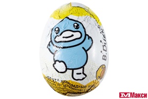 ЯЙЦО ШОКОЛАДНОЕ "MEGA SECRET" B.DUCK С ИГРУШКОЙ 20Г (ЭВРИКА)