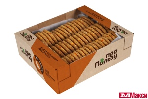 ПЕЧЕНЬЕ "ФИТЧЕНЬЕ" С МОРКОВЬЮ И ЛИМОННОЙ ЦЕДРОЙ 500Г (ПРОПОЛЬЗУ)