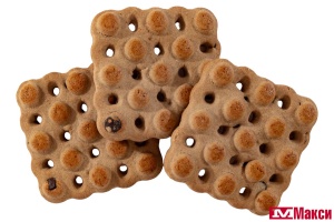 ПЕЧЕНЬЕ "ДЫРКИ-ПУПЫРКИ" С КУСОЧКАМИ ШОКОЛАДА (ДЫМКА)