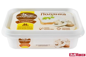 ПРОДУКТ МОЛОКОСОДЕРЖАЩИЙ "ПОЛЯНКА" С ГРИБАМИ 50% 180Г ПЛАСТИК (СТАРОДУБ)