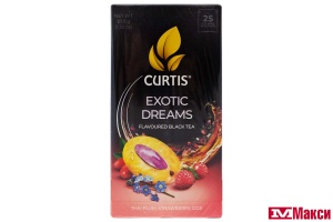 ЧАЙ "CURTIS" EXOTIC DREAMS ЧЕРНЫЙ 25ПАКЕТИКОВ (МАЙ)