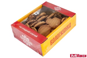 ПЕЧЕНЬЕ "ГРИБНАЯ ПОЛЯНКА С КУНЖУТОМ" 250Г (ВОЛОГЖАНКА)
