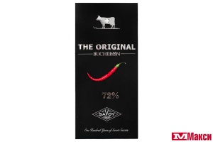 ШОКОЛАД "THE ORIGINAL" ГОРЬКИЙ С КАЙЕНСКИМ ПЕРЦЕМ 90Г (BUCHERON)