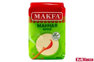 КРУПА МАННАЯ "МАКФА" МАРКА Т 450Г