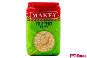 КРУПА ПШЕНО "МАКФА" ШЛИФОВАННОЕ 500Г