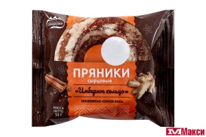 ПРЯНИКИ "САЖИНСКИЙ" ИМБИРНОЕ КОЛЬЦО 50Г (ВОРОНЕЖ)