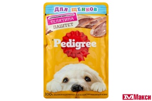 КОРМ Д/ЩЕНКОВ "ПЕДИГРИ" ПАШТЕТ С ТЕЛЯТИНОЙ 80Г