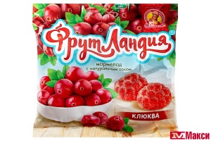 МАРМЕЛАД "ФРУТЛАНДИЯ" КЛЮКВА 250Г (СЛАВЯНКА)